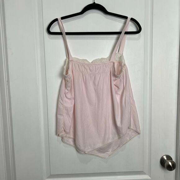 Vintage Spotlight Pale Light Pink Dainty Tank Top Made in USA Women's Size Small - Picture 5 of 7